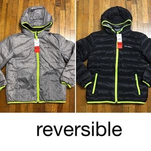 NWT Eddie Bauer Boys Reversible Jacket
